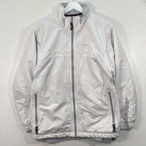 White Nike Coach Jacket